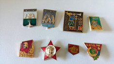 Lot insigna /insigne rusesti, URSS, vechi, vintage, colectie, anii &amp;#039;80. comunism foto