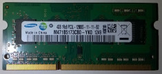 Ram laptop Samsung 4GB PC3-12800 DDR3 1600Mhz M471B5173CB0 PC3L Low 1.35V Sodimm foto