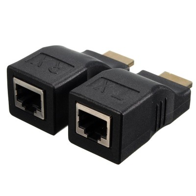 Extender extensie prelungire HDMI 1080P RJ45 CAT5E CAT6 UTP LAN Ethernet HDMI foto