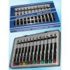 Trusa 12 Surubelnite precizie capete multiple: Dreapta, Cruce, Stea (Torx), Hexagon - Reparatii electronice, telefoane