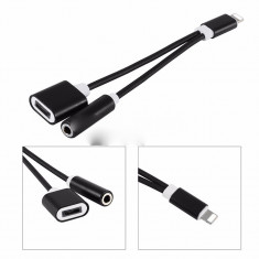 Adaptor 8 Pin la 3.5mm Earphone Audio pentru iPhone 7 foto