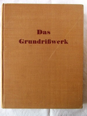 DAS GRUNDRISSWERK. 1400 Grundrisse ausgefuhrter Bauten jeder Art, 1941 foto