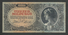 UNGARIA 10000 10.000 PENGO 29 Aprilie 1946 [6] XF foto