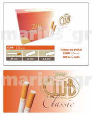 CLUB CLASSIC - Pachet 10 cutii tuburi tigari pentru injectat tutun x 200 buc. foto