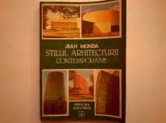 Jean Monda - Stilul arhitecturii contemporane foto