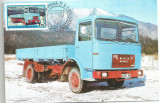 N(2)ilustrata maxima-AUTOVEHICULE ROMANESTI-Autocamionul Roman R 8135 F-prima zi, Romania de la 1950, Transporturi