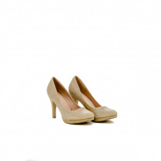 Pantofi dama Luce aurii foto