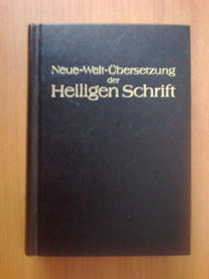 d6 Neue-Welt-Ubersetzung der Heiligen Schrift (Biblie in limba germana) foto
