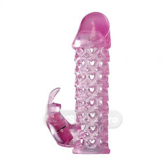 Mansoane pentru penis - Fantasy X-Tensions Manson cu Vibratii pentru Cupluri - culoarea Roz foto