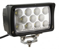 Proiector LED Auto Offroad 33W/12V-24V, 2420 Lumeni, Dreptunghiular, Spot Beam 30 Grade foto