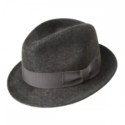 Palarie Bailey of Hollywood Riff Fedora Charcoal (Masura: M, L si XL) - Cod 2486 foto