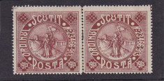 ROMANIA 1913 SILISTRA SCUTIT POSTA PERECHE MNH foto