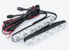 Lumini de zi DRL cu semnalizare 6led*1W foto