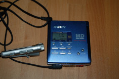 MINIDISC SONY MZ-R55 PORTABLE MINIDISC RECORDER + TELECOMANDA RM-MZR55 foto