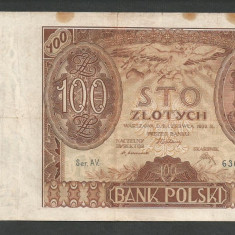 POLONIA 100 ZLOTI ZLOTYCH 1932 [16] P-74a