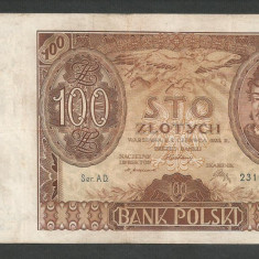 POLONIA 100 ZLOTI ZLOTYCH 1932 [7] P-74a , F