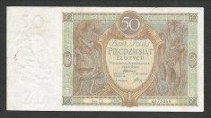 POLONIA 50 ZLOTI ZLOTYCH 1929 [6] P-71b foto