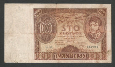 POLONIA 100 ZLOTI ZLOTYCH 1932 [19] P-74a foto