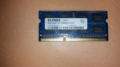 Memorie Laptop Elpida Sodimm DDR3 4 GB 1333 Mhz PC3-10600 MHz foto