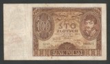 POLONIA 100 ZLOTI ZLOTYCH 1932 [12] P-74a