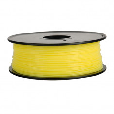 Filament pentru Imprimanta 3D 1.75 mm PLA 1 kg - Galben foto