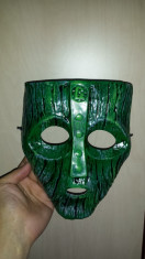 Masca azteca &amp;quot;The Mask&amp;quot; Loki Halloween petrecere voodoo bal mascat +CADOU! foto