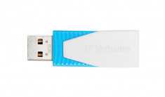 Verbatim Store n Go Swivel USB Drive Blue 8GB foto