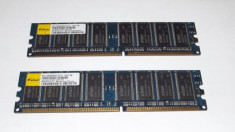 Kit 2 Gb Ram DDR1 (2 x 1 Gb) Elixir / 400 Mhz / Dual chanel/ PC-3200U / Testat foto