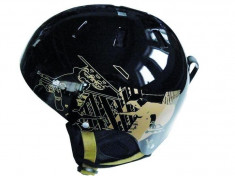 Casca Ski Spartan Helm Negru - Ocru foto