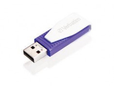 VERBATIM Store n Go Swivel USB Drive Violet 64 B foto