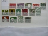 GERMANIA 1956 AN PARTIAL COMPLET STAMPILAT