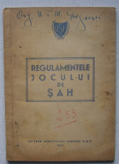 Regulamentele Jocului de Sah (1949) foto