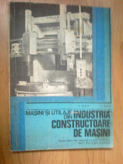 n4 Masini si utilaje din industria costructoare de masini