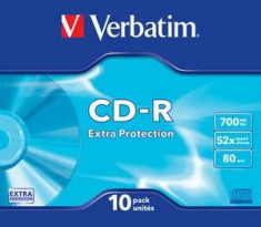 VERBATIM CD-R 700MB 52X EXTRA PROT SURFACE foto