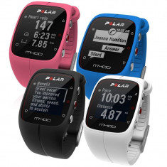 Polar M400 HR GPS ceas multisport + H7 centura ritm cardiac foto