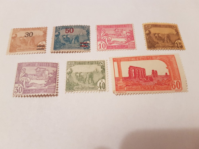 franta/colonii/tunisia 1921-25 vederi + supratipar