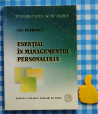 Esential in managementul personalului Ion Petrescu foto