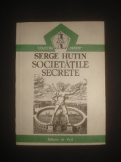 SERGE HUTIN - SOCIETATILE SECRETE foto