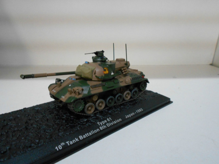 Macheta tanc Type 61 - Japan - 1993 scara 1:72