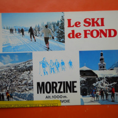 HOPCT 26374 FRANTA MORZINE /SKI FOND /SPORTURI IARNA-STAMPILOGRAFIE-CIRCULATA