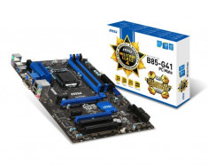 Placa de baza MSI Socket LGA1150, B85-G41 PC Mate, Intel B85, 4*DDR3 1600/1333/1066, VGA/DVI/HDMI, 2*PCIEx3.0/2*PCIEx1/2*PCI, 4*SATA3, 2*SATA2, bulk foto