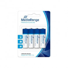 MediaRange Premium Alkaline Mignon Batteries AA/LR6/1.5V PACK 4 foto