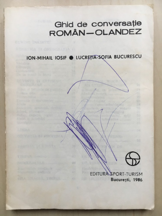 GHID DE CONVERSATIE ROMAN-OLANDEZ - Ion Mihail Iosif