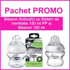 Pachet Promo Biberon Anticolici Cu Sistem De Ventilatie 150 Ml + Biberon 150 Ml foto