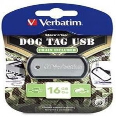 Verbatim USB DRIVE 2.0 DOG TAG 16GB BLACK foto