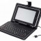 Husa tableta cu tastatura USB - 8 inch