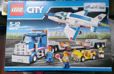 Lego City 60079 original - Transportor de avion cu reactie - nou, sigilat foto