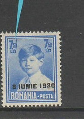 Romania 1930 Mihai copil eroare mnh foto