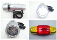 Lanterna si stop cu semnalizatoare cu suport de prindere pentru bicicleta Safeguard foto