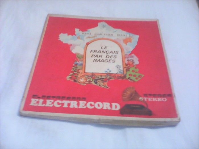 VINIL 3 X LP BOX SET LE FRANCAIS PAR DES IMAGES MARIA DUMITRESCU BRATES